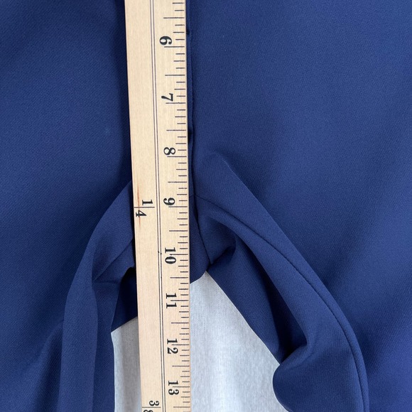 THEORY Classic Skinny Pants Womens 6 Blue Mid Rise Perform Tech Midrise Slim - Picture 12 of 13